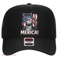 Abraham Lincoln Merica USA American Flag 4th of July Hat thumb 0