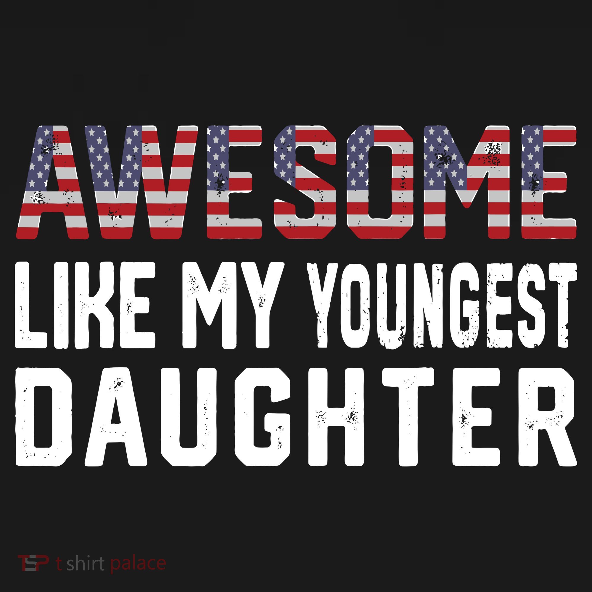Awesome Like My Youngest Daughter |Funny Father Mom Dad Joke Ornament