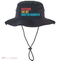 Awesome Like My Adopted Daughter Funny Adoption Family Bucket Hat thumb 0