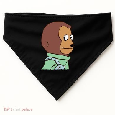 Awkward Look Meme Monkey Puppet Meme USA-Made Doggie Bandana