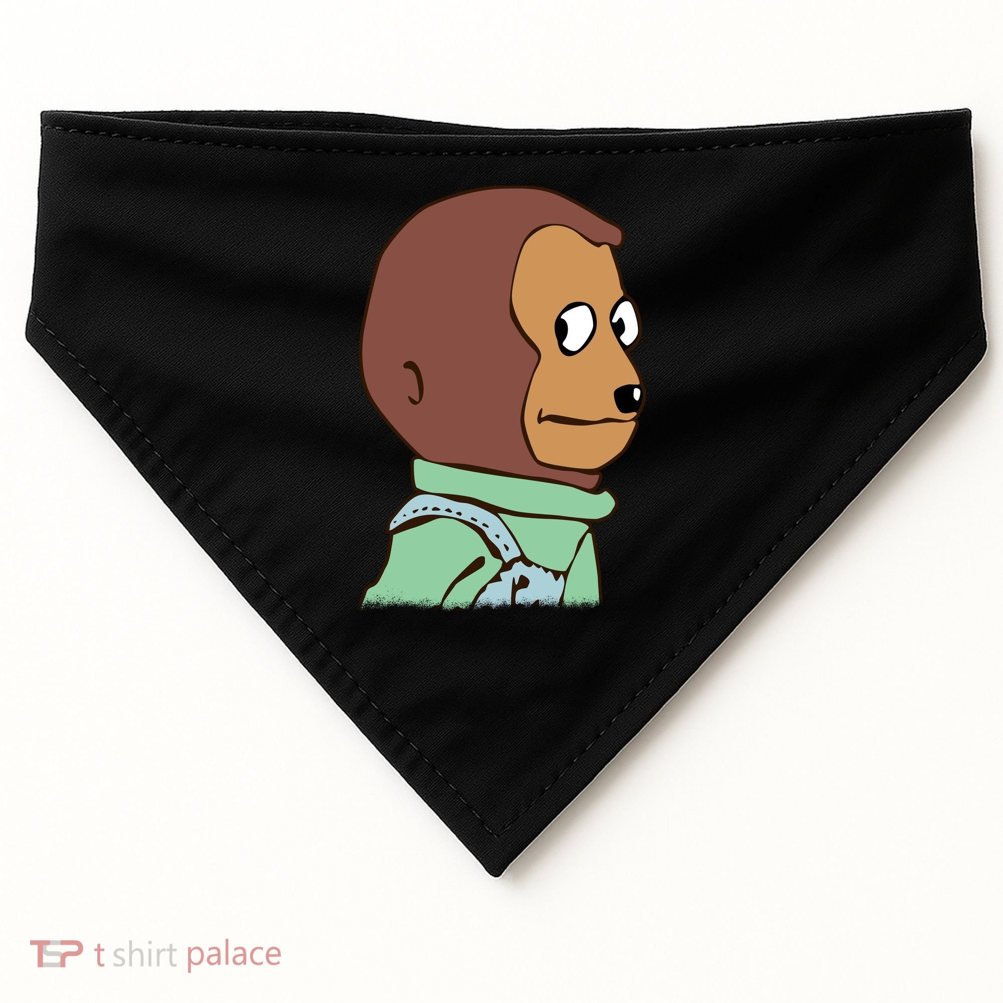 Awkward Look Meme Monkey Puppet Meme USA-Made Doggie Bandana