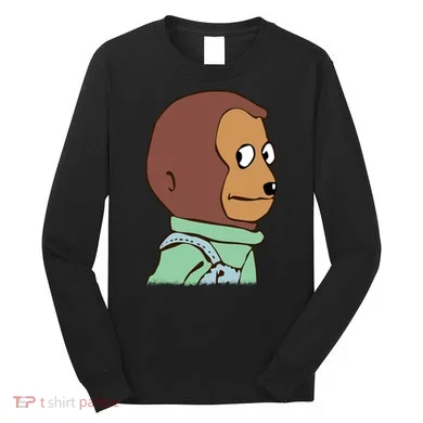 Awkward Look Meme Monkey Puppet Meme Long Sleeve Shirt