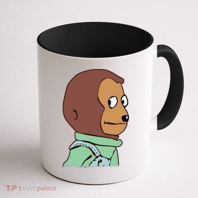 Awkward Look Meme Monkey Puppet Meme Coffee Mug back