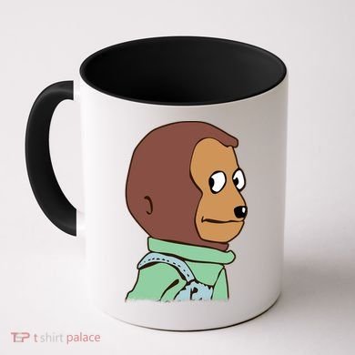 Awkward Look Meme Monkey Puppet Meme Coffee Mug