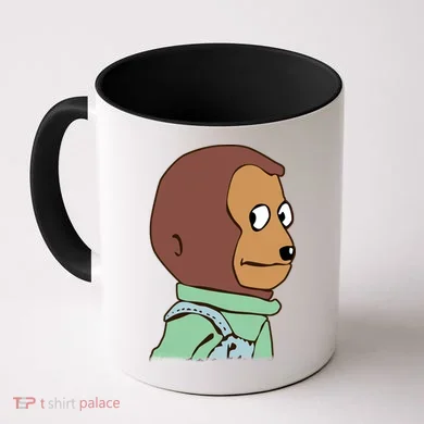 Awkward Look Meme Monkey Puppet Meme Coffee Mug