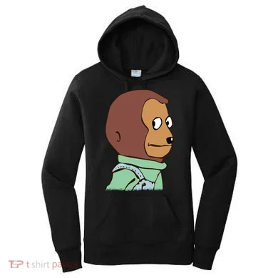 Awkward Look Meme Monkey Puppet Meme Women's Hoodie