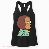 Awkward Look Meme Monkey Puppet Meme Women's Tank Top thumb 0