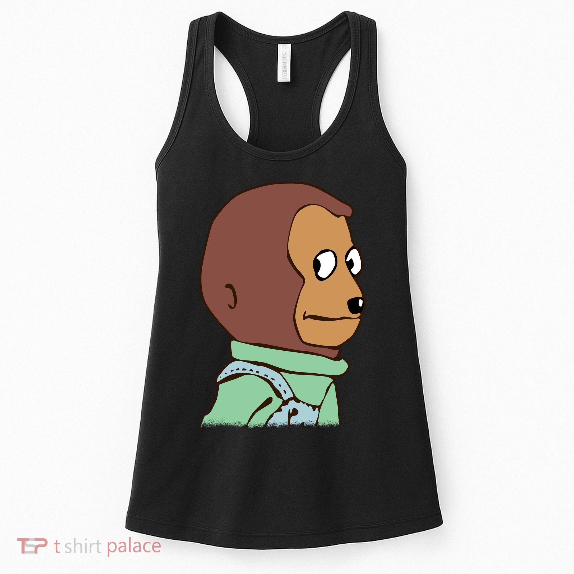 Awkward Look Meme Monkey Puppet Meme Women's Tank Top
