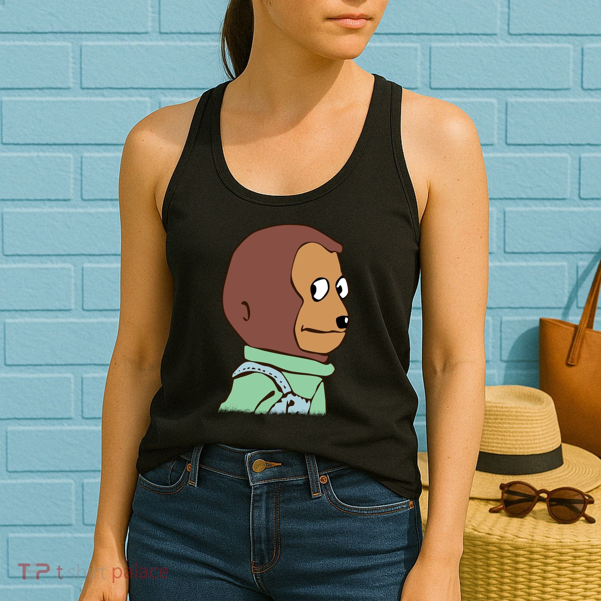 Awkward Look Meme Monkey Puppet Meme Women's Tank Top