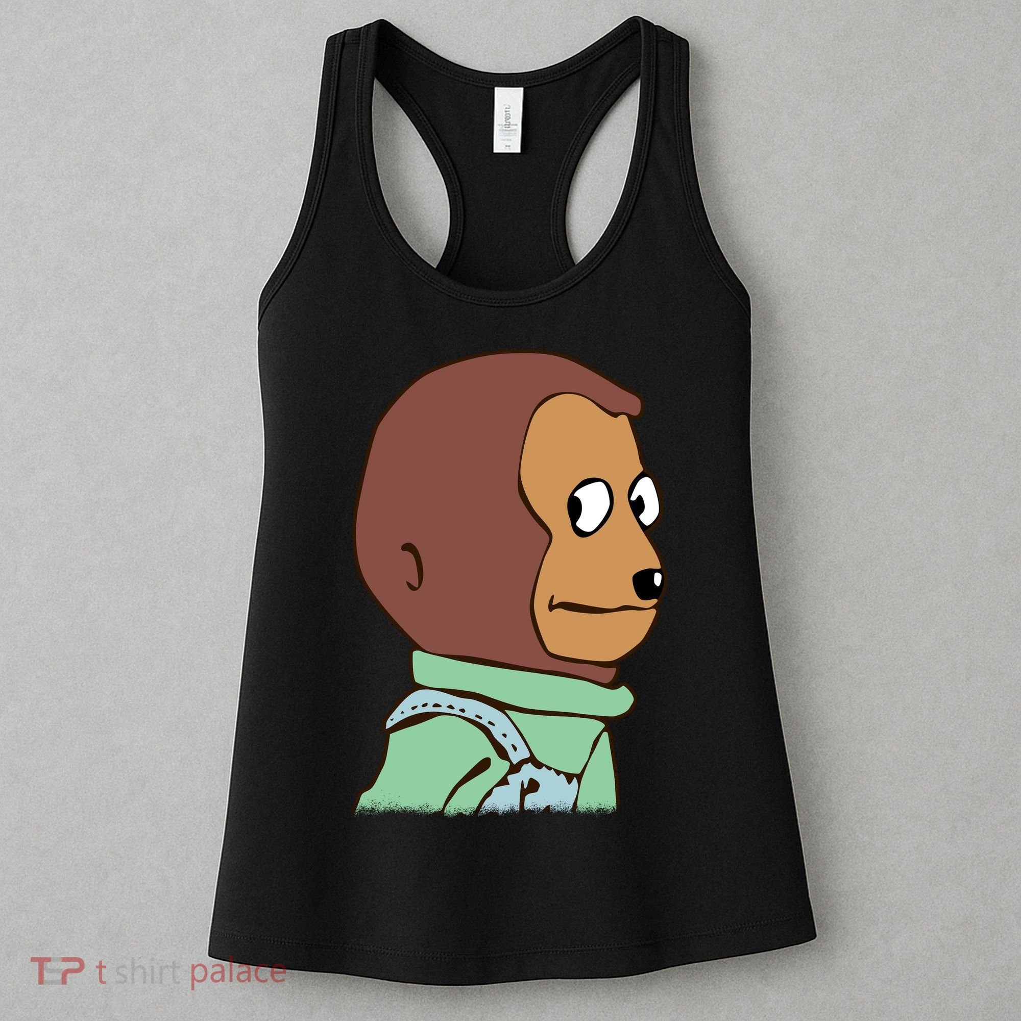 Awkward Look Meme Monkey Puppet Meme Women's Tank Top