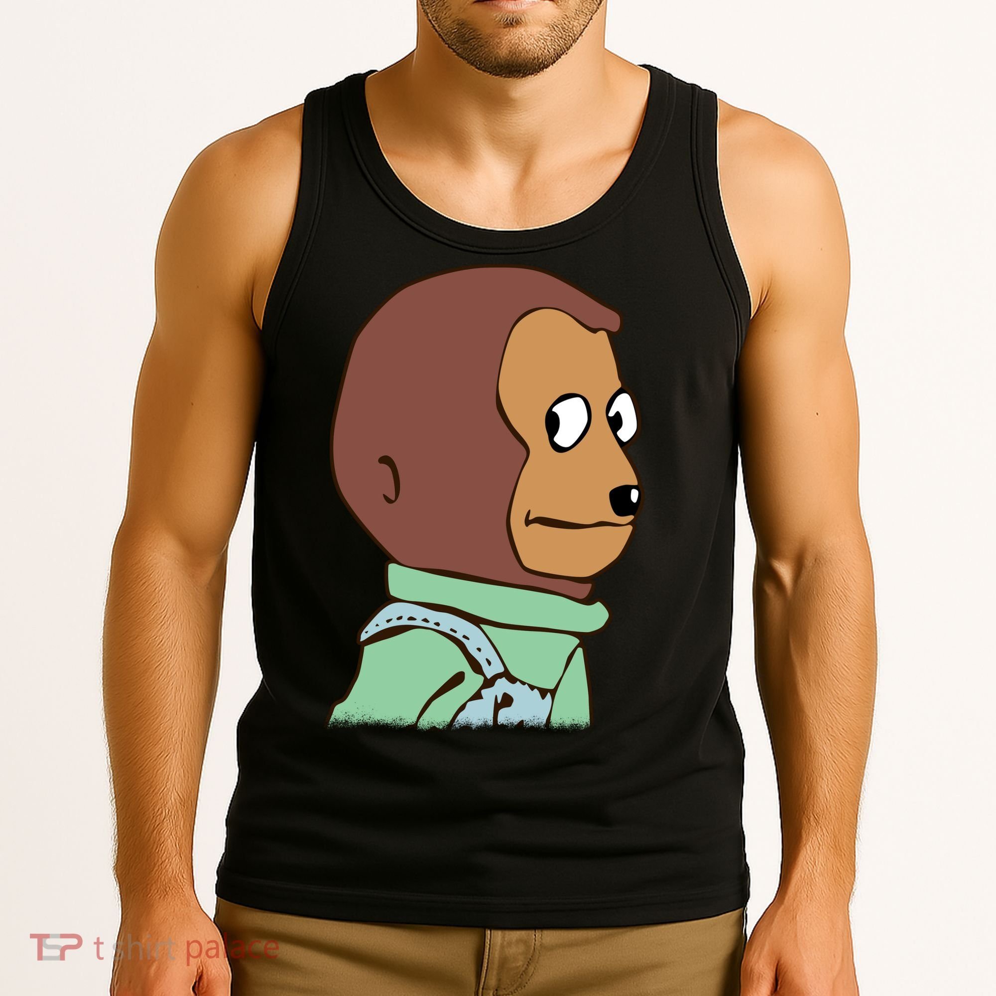 Awkward Look Meme Monkey Puppet Meme Tank Top