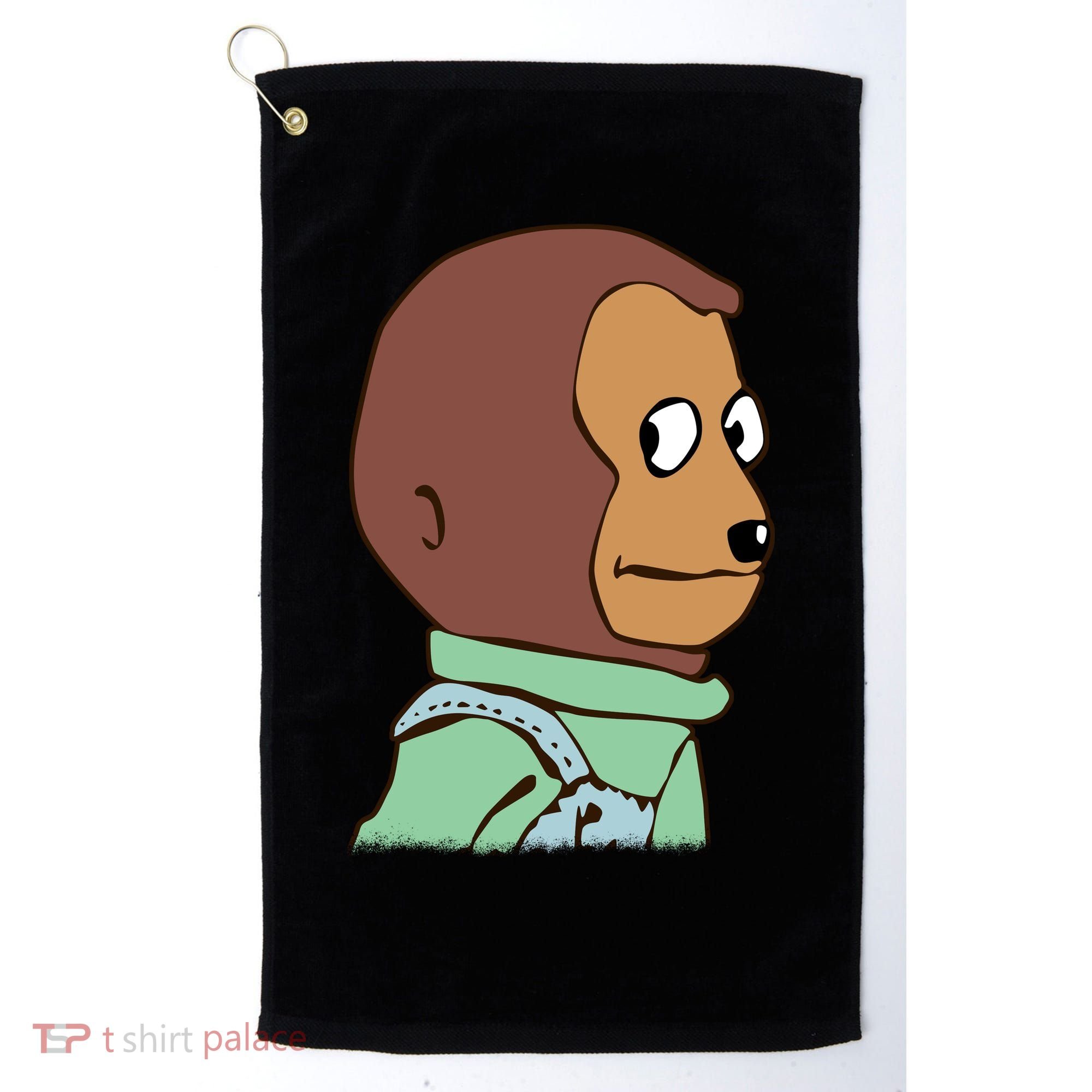 Awkward Look Meme Monkey Puppet Meme Golf Towel