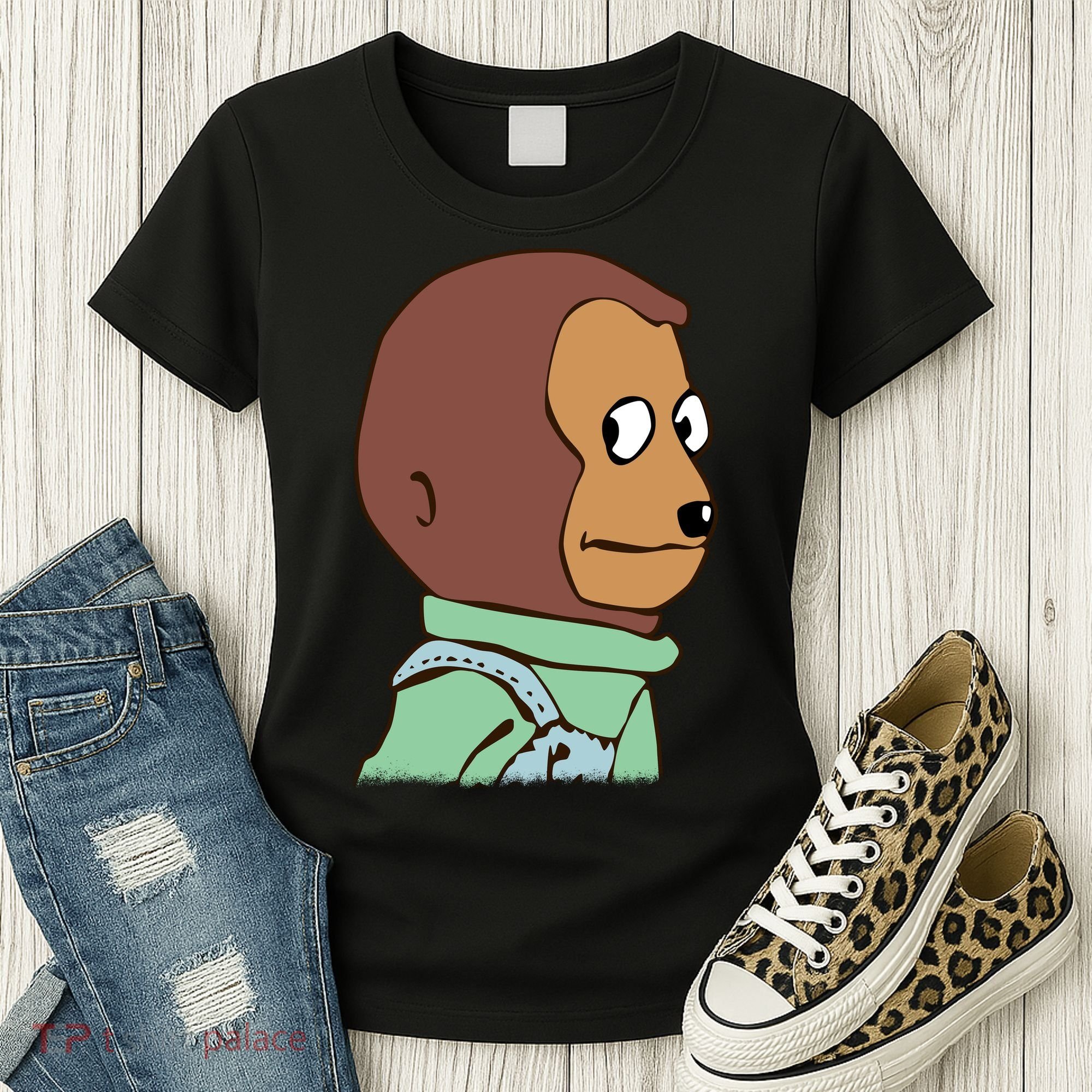 Awkward Look Meme Monkey Puppet Meme Women's T-Shirt