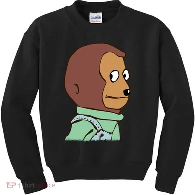 Awkward Look Meme Monkey Puppet Meme Kids Sweatshirt