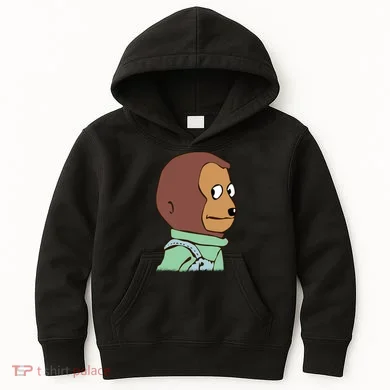 Awkward Look Meme Monkey Puppet Meme Kids Hoodie