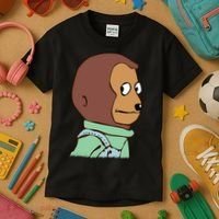 Awkward Look Meme Monkey Puppet Meme Kids T-Shirt thumb 3