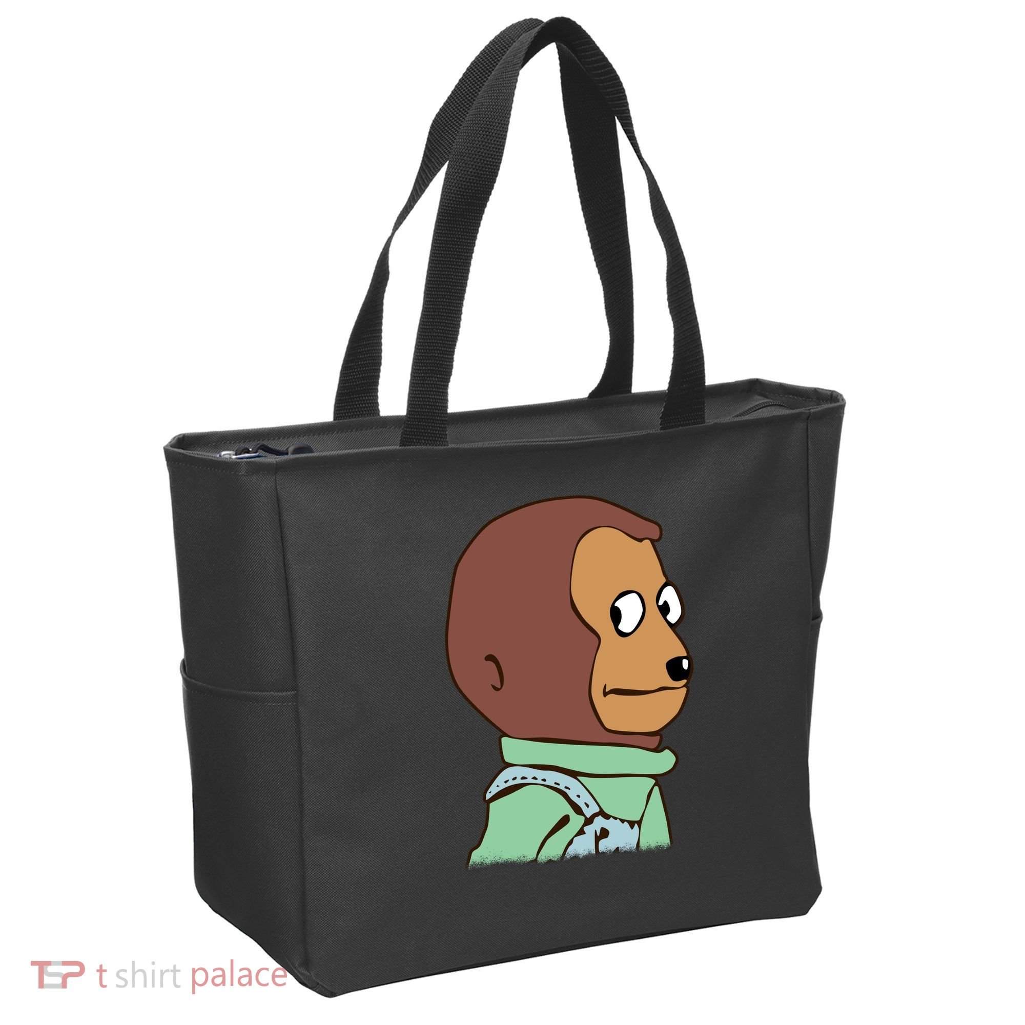 Awkward Look Meme Monkey Puppet Meme Tote Bag