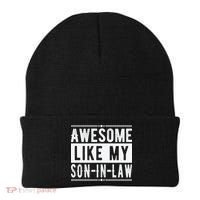 Awesome Like My Son In Law Family Lovers Father's Day Beanie thumb 0