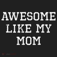 Awesome Like My Mom Mother Golf Towel thumb 3