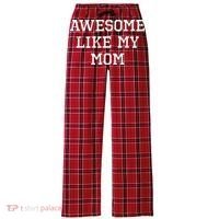 Awesome Like My Mom Mother Women's Flannel Plaid Pajama Pants thumb 0