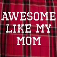 Awesome Like My Mom Mother Women's Flannel Plaid Pajama Pants thumb 2