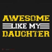 Awesome Like My Daughter Awesome Father Day Funny Dad Coaster thumb 2