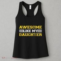 Awesome Like My Daughter Awesome Father Day Funny Dad Women's Tank Top thumb 3
