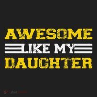 Awesome Like My Daughter Awesome Father Day Funny Dad Hat thumb 2