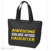 Awesome Like My Daughter Awesome Father Day Funny Dad Tote Bag thumb 3