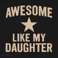 Awesome Like My Daughter - Perfect for Father's Day Mousepad thumb 1