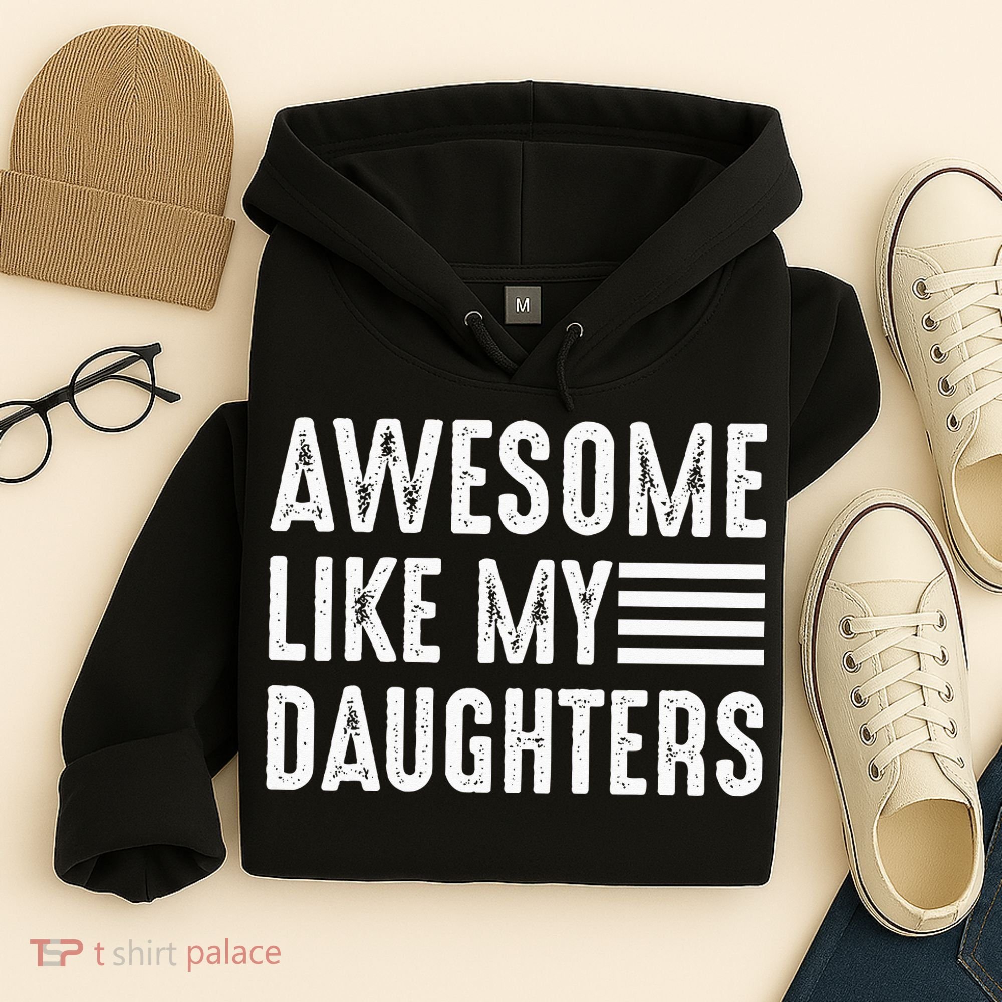 Awesome Like My Daughter Funny Fathers Day Hoodie
