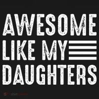 Awesome Like My Daughter Funny Fathers Day Mousepad thumb 1