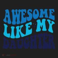 Awesome Like My Daughter Best Dadfunny Father Daddy Dad Women's Sweatshirt thumb 2