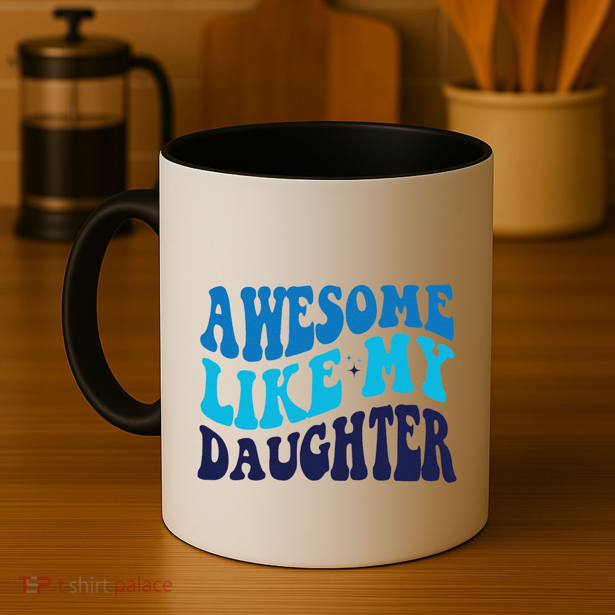 Awesome Like My Daughter Best Dadfunny Father Daddy Dad Coffee Mug