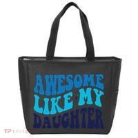 Awesome Like My Daughter Best Dadfunny Father Daddy Dad Tote Bag thumb 0