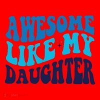 Awesome Like My Daughter Best Dadfunny Father Daddy Dad Santa Hat thumb 1