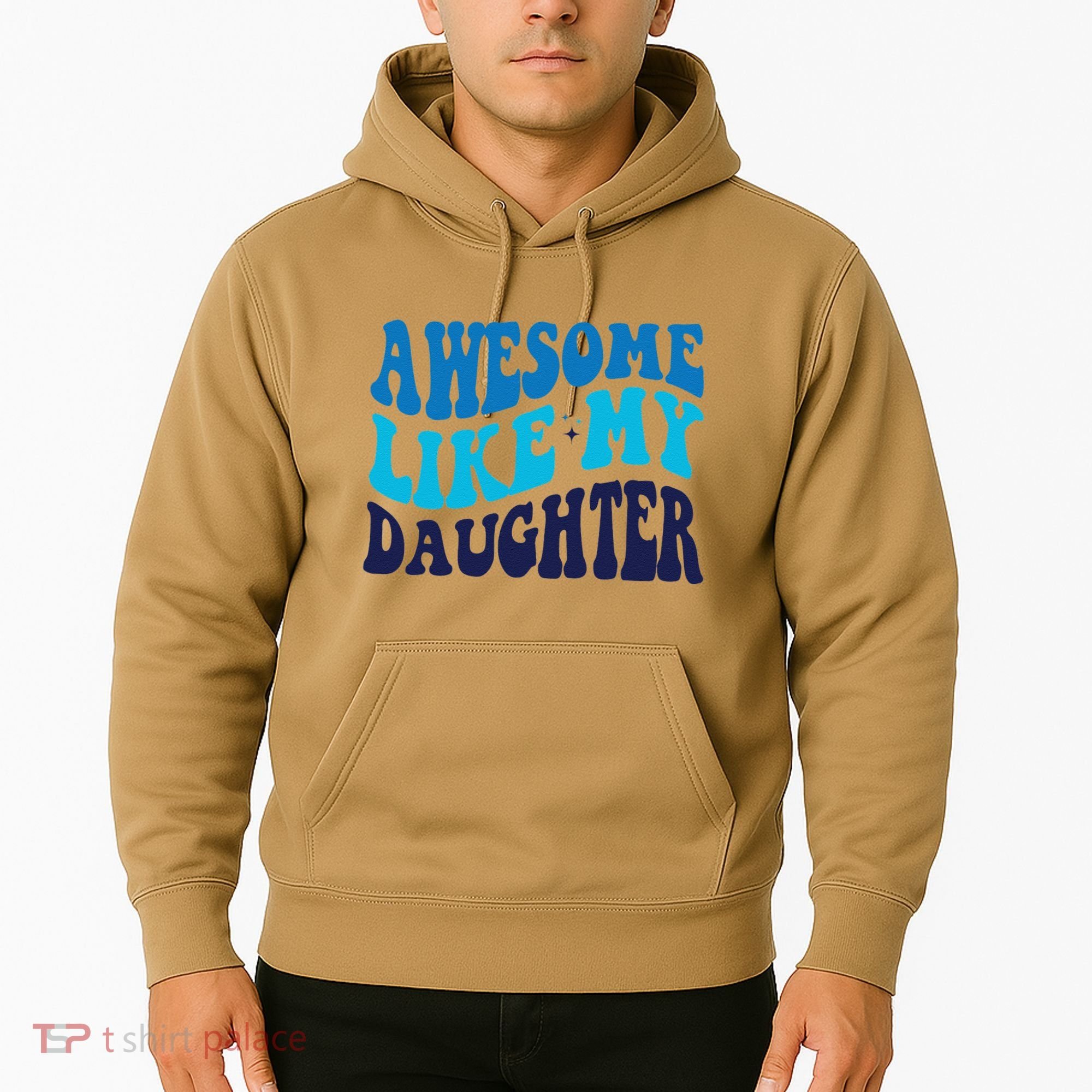 Awesome Like My Daughter Best Dadfunny Father Daddy Dad Hoodie