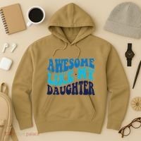 Awesome Like My Daughter Best Dadfunny Father Daddy Dad Hoodie thumb 3