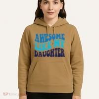 Awesome Like My Daughter Best Dadfunny Father Daddy Dad Hoodie thumb 5