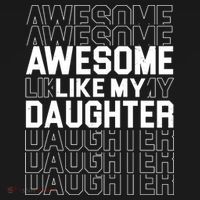 Awesome Like My Daughter Cute Parent Gift Bucket Hat thumb 4