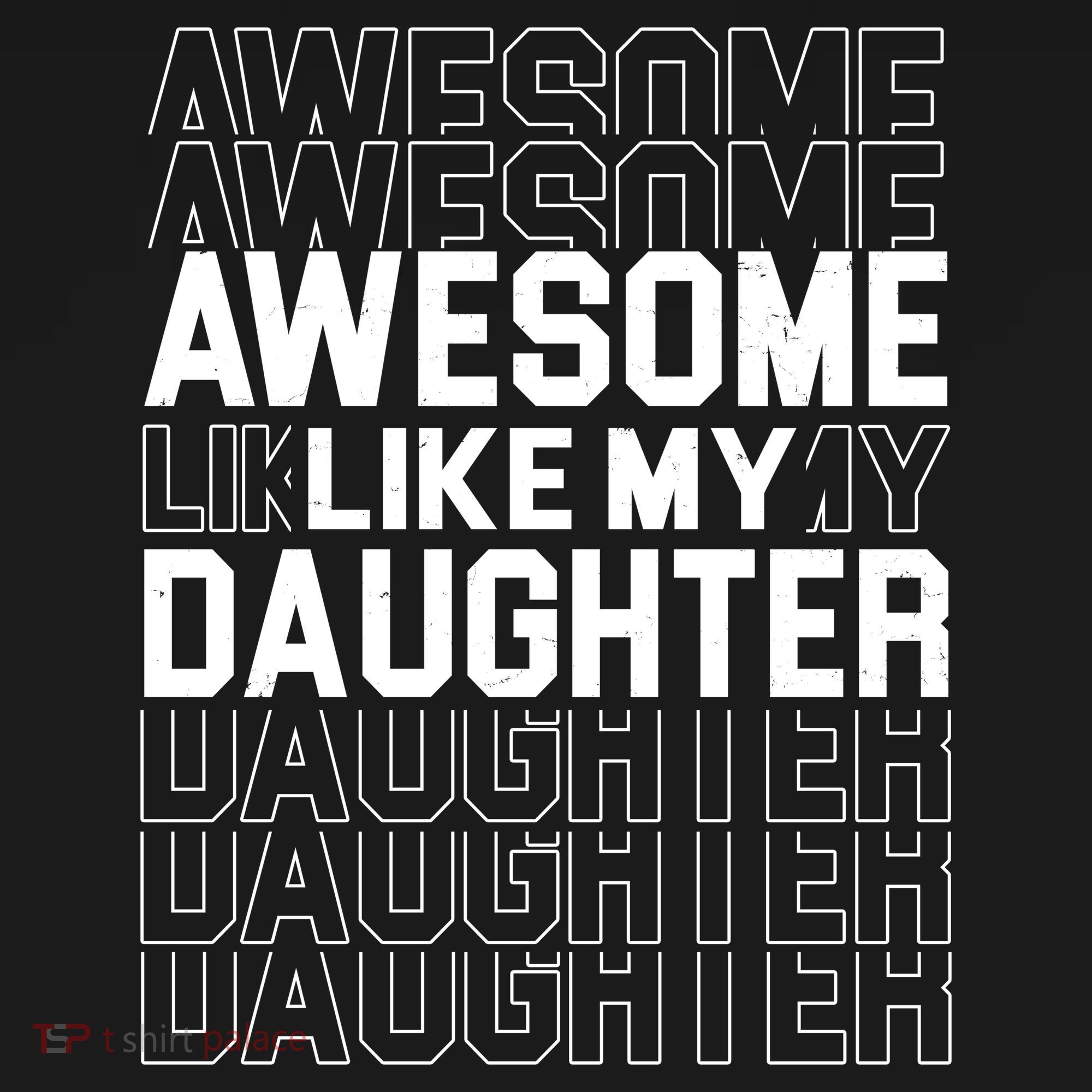 Awesome Like My Daughter Cute Parent Gift Bucket Hat