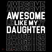 Awesome Like My Daughter Cute Parent Gift Women's Hoodie thumb 2