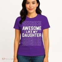 Awesome Like My Daughter Cute Parent Gift Women's T-Shirt thumb 4