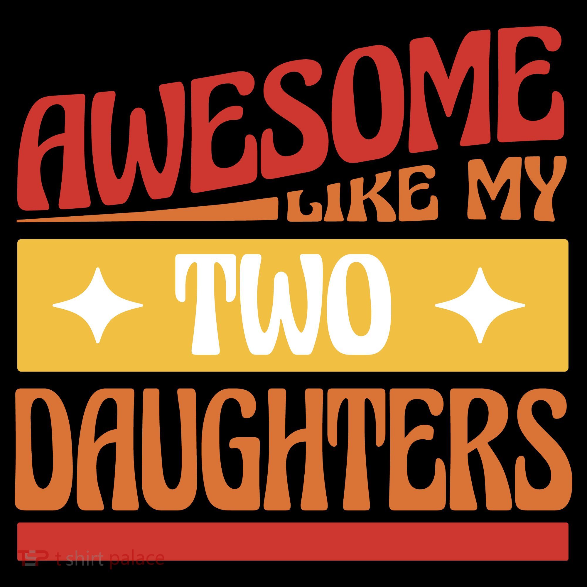Awesome Like My Two Daughters Cute Gift Coaster