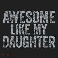 Awesome Like My Daughter Gifts Man Funny Fathers Day Dad Beanie thumb 2