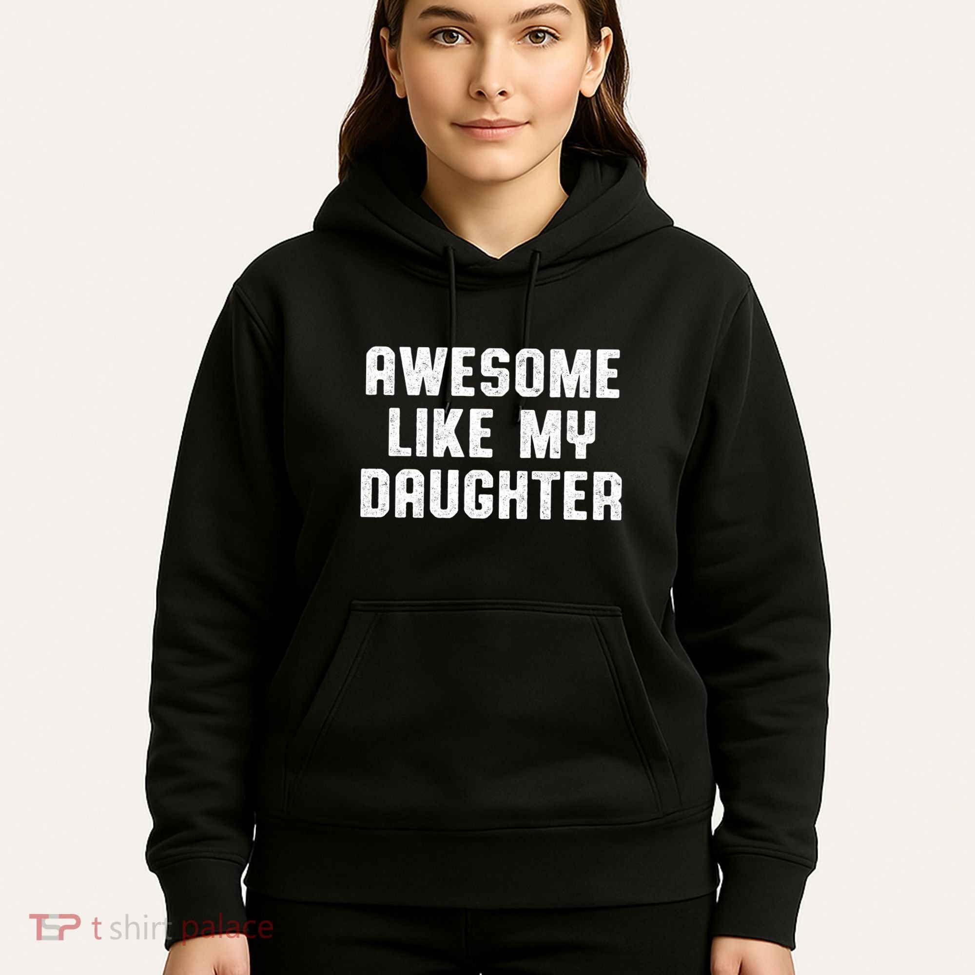 Awesome Like My Daughter Mothers Fathers Day Mom Hoodie