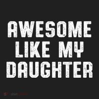 Awesome Like My Daughter Mothers Fathers Day Mom Hat thumb 2