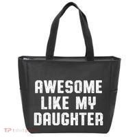 Awesome Like My Daughter Mothers Fathers Day Mom Tote Bag thumb 0