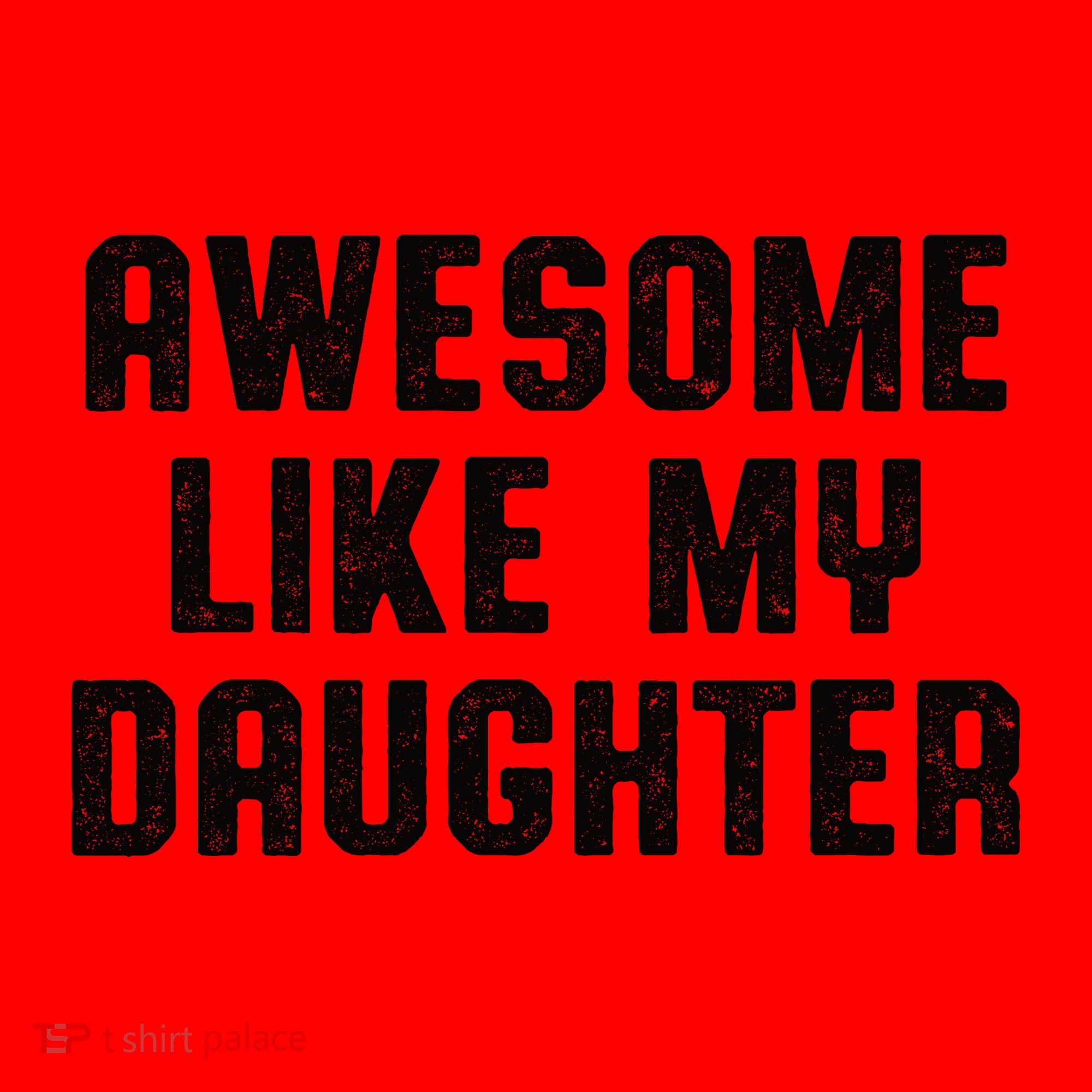 Awesome Like My Daughter Mothers Fathers Day Mom Santa Hat