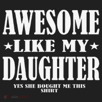 Awesome Like My Daughter Fathers Day Yes She Bought Me This Hat thumb 2